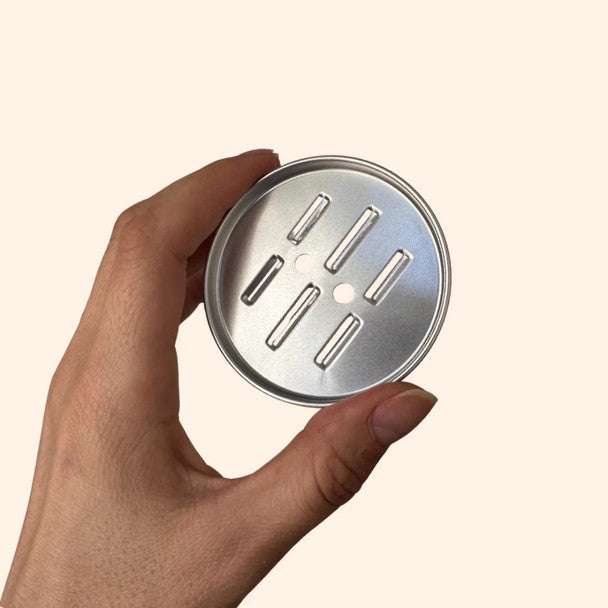 COOKI Travel Tin Drainage Tray, Suits Shampoo & Conditioner Bar