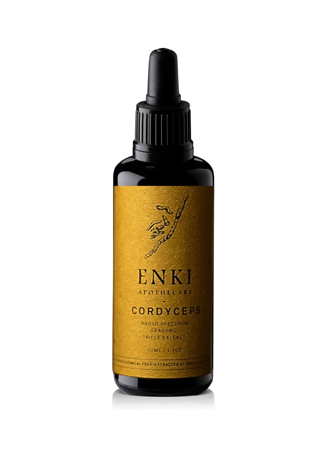 Enki Apothecary Cordyceps Mushroom Tonic 50ml, High Potency Spagyric