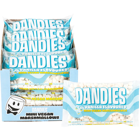 Dandies Vegan Vanilla Mini Marshmallows 283g, Light & Fluffy