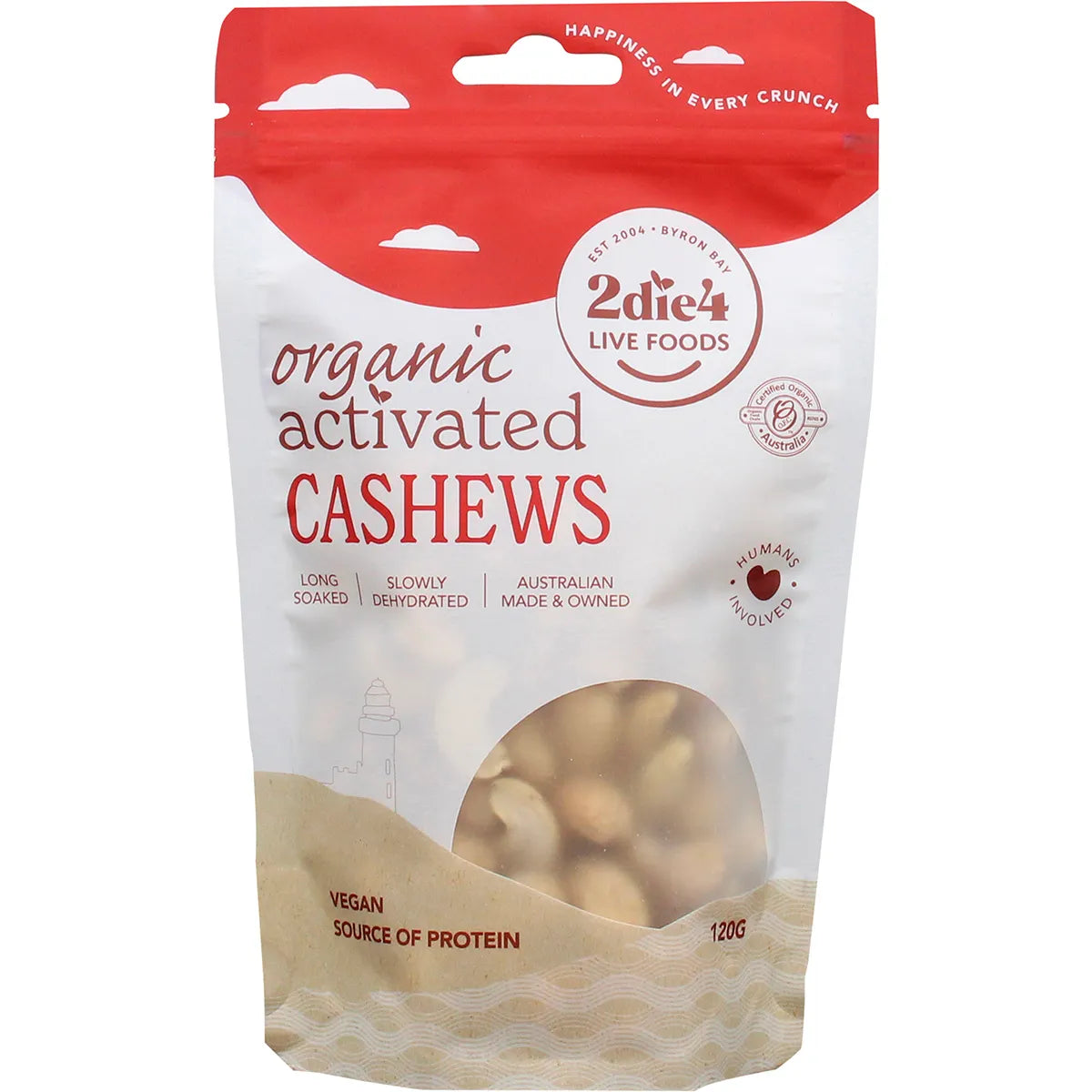 2Die4 Live Foods Activated & Organic Cashews 120g & 300g