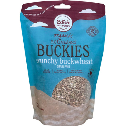2Die4 Live Foods Certified Organic Activated Buckies 300g, Ready To Eat!