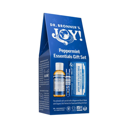 Dr. Bronner’s Joy Essentials Gift Pack Peppermint 1 Pack, Refresh & Revive