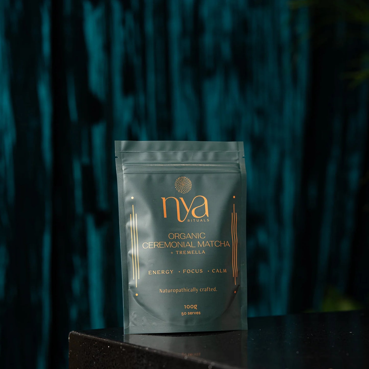 Nya Rituals Organic Ceremonial Matcha With Tremella 100g, Energy Focus & Calm