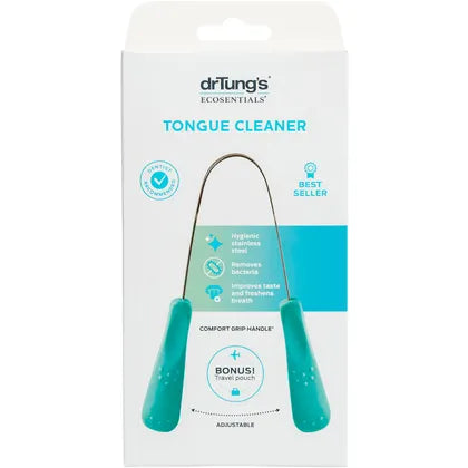 Dr Tung's Tongue Cleaner Stainless Steel, {Colour May Vary}