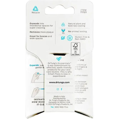 Dr Tung's Smart Dental Floss 27m, Colour May Vary From Image