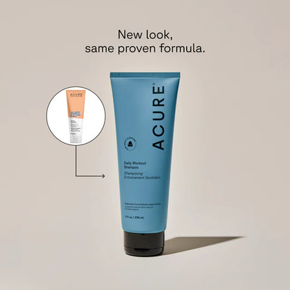 Acure Daily Workout Watermelon & Blood Orange Shampoo 236ml, For Active, Daily Use