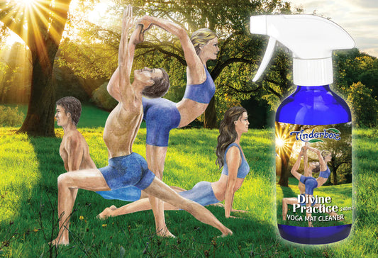 Tinderbox Divine Practice Yoga Mat Cleaner Spray 240mL, Cleans Purifies & Deodorises