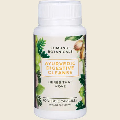 Eumundi Botanicals Ayurvedic Digestive Cleanse 60 VCapsules, With Licorice & Ginger