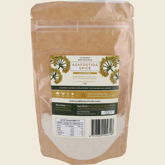 Eumundi Botanicals Asafoetida Spice 50g, A Unique Cooking Spice