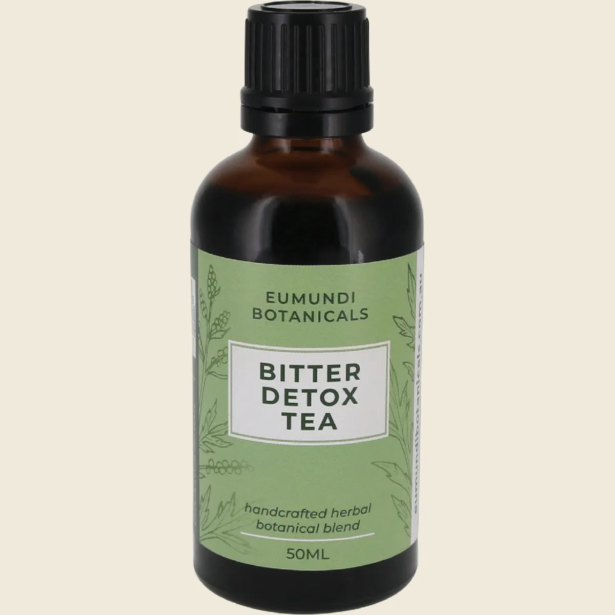 Eumundi Botanicals Bitter Detox Tea 50mL, Handcrafted Herbal Blend