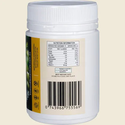 Eumundi Botanicals Amalaki Natural Vitamin C Powder 150g, Concentrated Amla Ayurvedic Superfruit