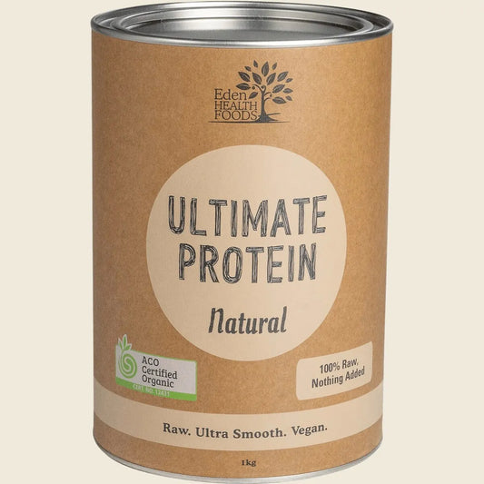 Eden Health Foods Ultimate Protein 400g Or 1kg, Natural Flavour {Organic Sprouted Brown Rice}