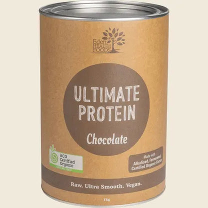 Eden Health Foods Ultimate Protein Organic Sprouted Brown Rice 400g Or 1kg, Chocolate Flavour