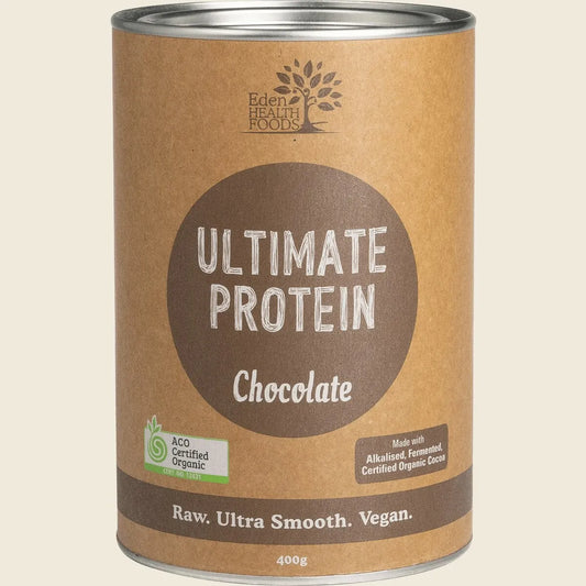 Eden Health Foods Ultimate Protein Organic Sprouted Brown Rice 400g Or 1kg, Chocolate Flavour