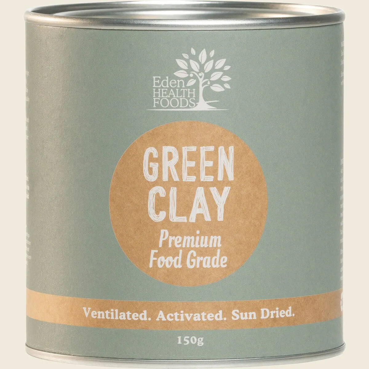 Eden Health Foods Activated Green Clay 150g, Premium Food Grade