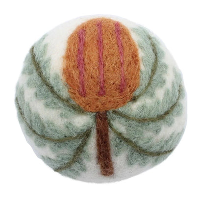 Eco Max Hand Felted Wool Dryer Ball, Banksia Design; Reduces Drying Time By 25%