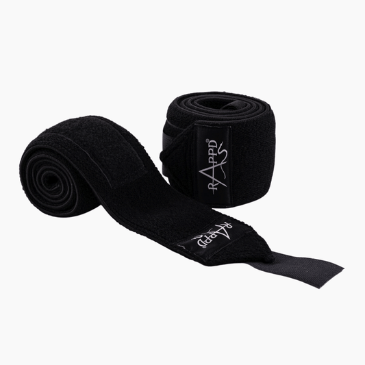 Rappd Super Heavy Duty Edition 555 Wrist Wraps, Length 35.4" & Width 3" Recommended For Heavy Lifts