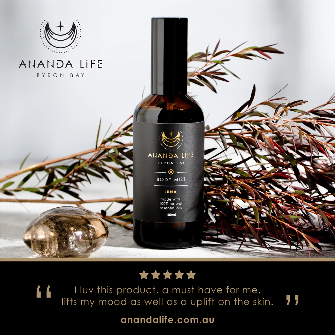 Ananda Life Body Mist 100mL, Luna