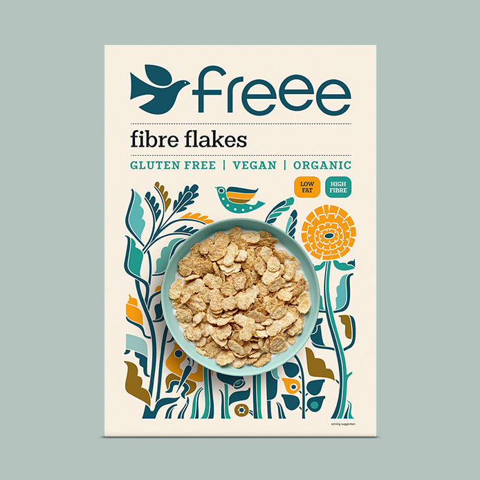Dove's Farm Fibre Flakes 375g, Gluten Free & Certified Organic