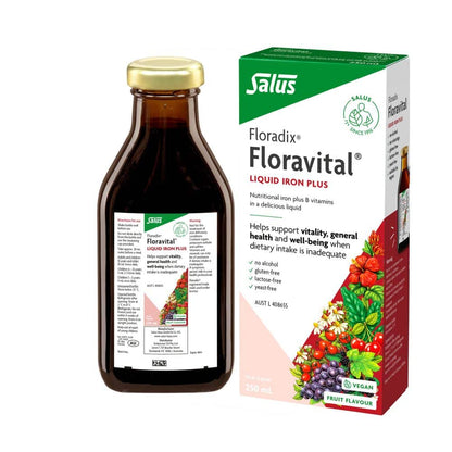 Floradix Floravital Herbal Liquid Iron Plus 250mL Or 500mL, Oral Liquid