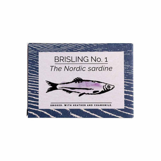 Fangst Brisling No.1 The Nordic Sardine 100g, Smoked With Heather & Chamomile