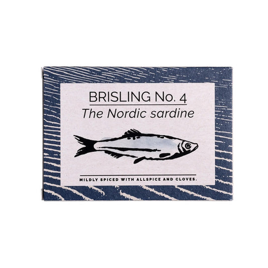 Fangst Brisling No.4 The Nordic Sardine 100g, Mildly Spiced With Allspice & Cloves