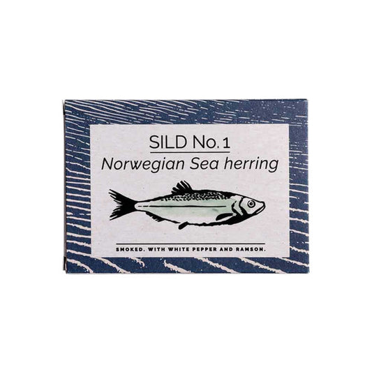 Fangst Sild No.1 Norwegian Sea Herring 100g, Smoked With White Pepper & Ramson