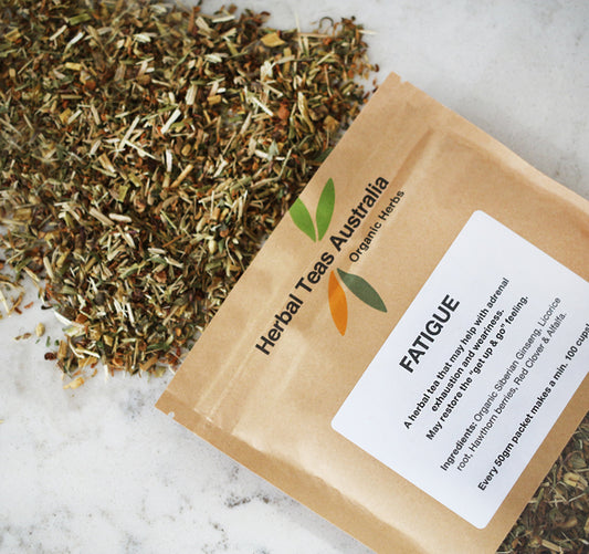 Herbal Teas Australia Fatigue Tea 50g, For The "Get Up & Go" Feeling