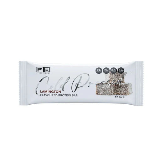 Fibre Boost Cold Pressed Protein Bar Single or Box of 12, Lamington Flavour