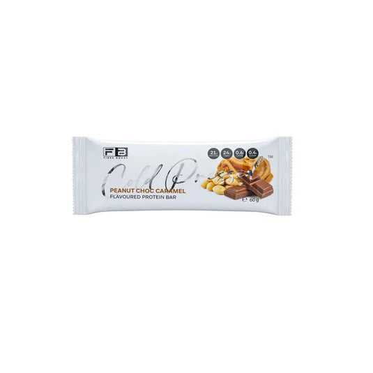 Fibre Boost Cold Pressed Protein Bar Single or Box of 12, Peanut Choc ...