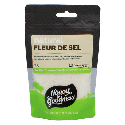Honest To Goodness Fleur De Sel 125g, Premium Sea Salt From France