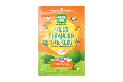 The Natural Patch Co. Focus Patch 24 Patches, Focus Enhancing Stickers