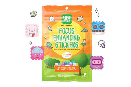 The Natural Patch Co. Focus Patch 24 Patches, Focus Enhancing Stickers