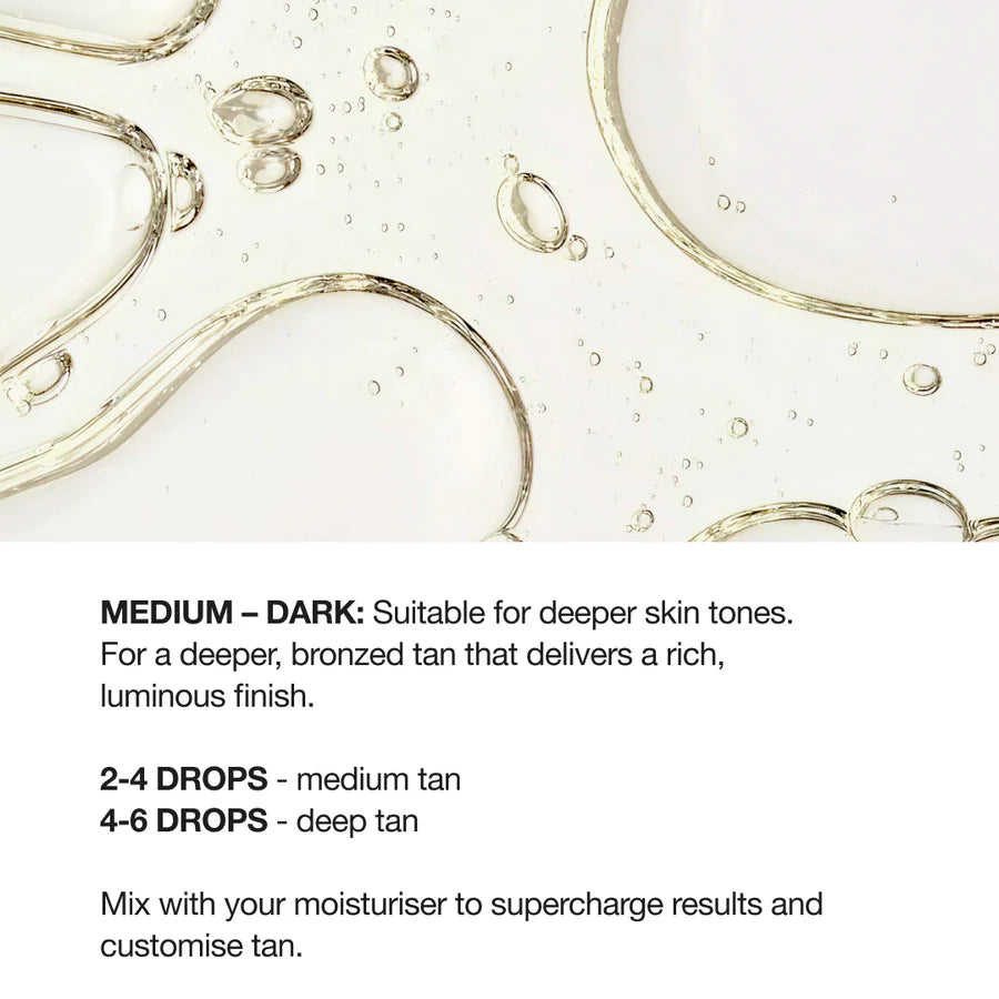 Three Warriors Hydrabronze Medium To Dark Tanning Drops 30mL, Supercharge Your Skin