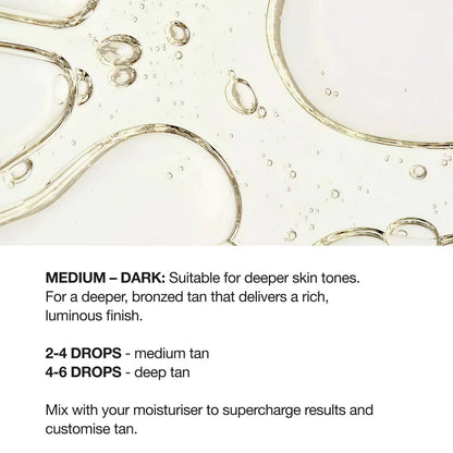 Three Warriors Hydrabronze Medium To Dark Tanning Drops 30mL, Supercharge Your Skin