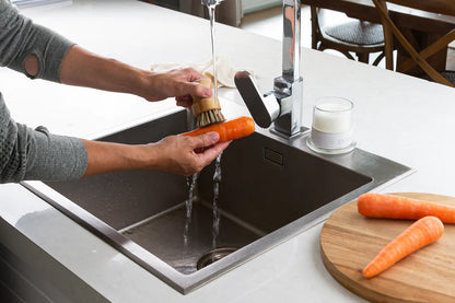 Go Bamboo Veggie Brush, Perfect For Scrubbing Potatoes