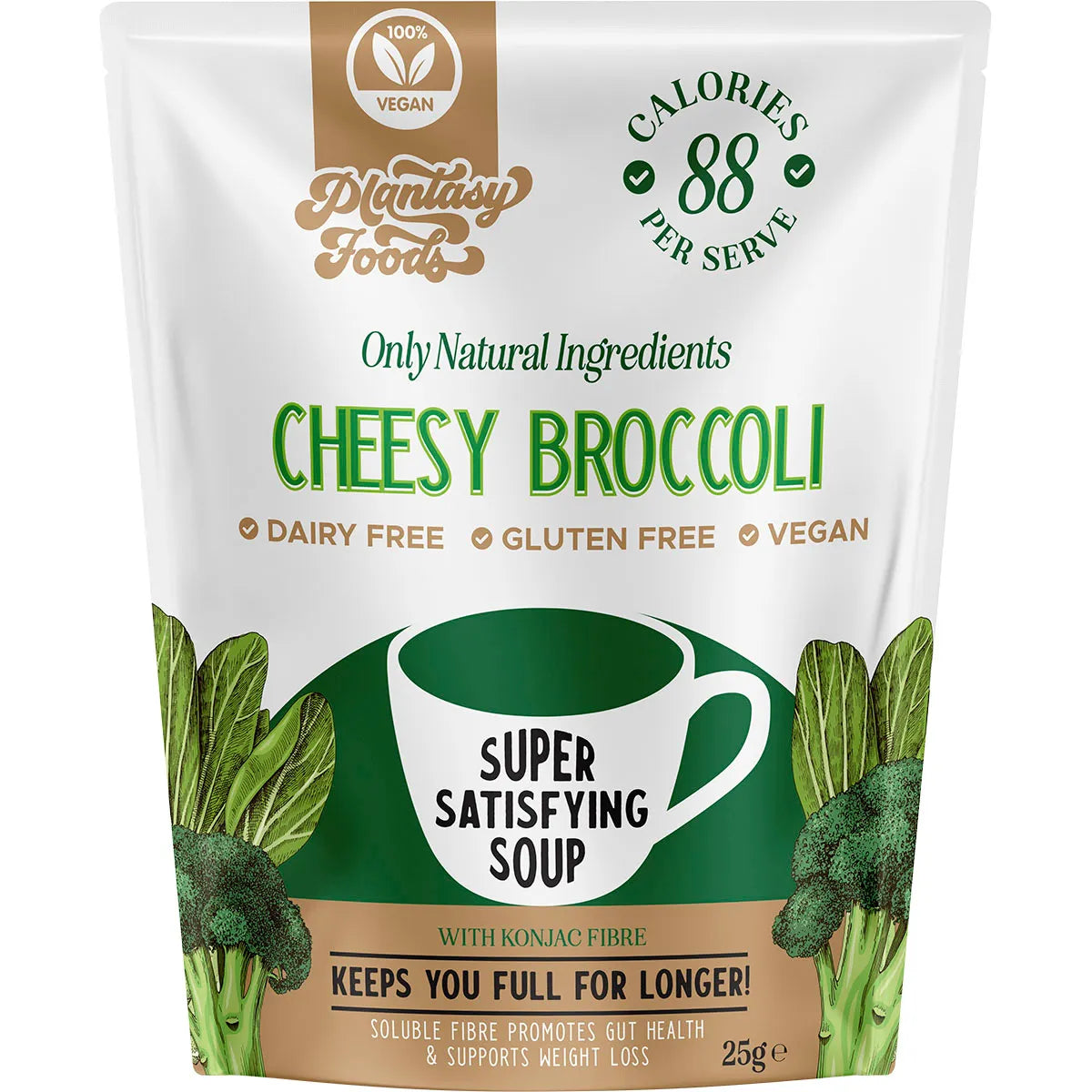 Plantasy Foods The Good Soup 25g Sachet, Cheesy Broccoli Flavour