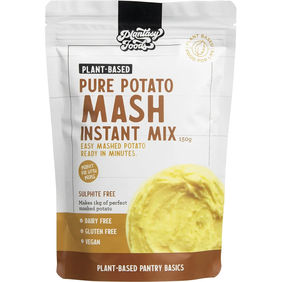 Plantasy Foods Pure Potato Mash Instant Mix 150g, Ready In Minutes