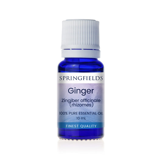Springfields Aromatherapy Oil; Ginger 10mL, Warm & Spicy