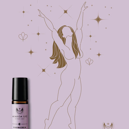 Ananda Life Harmonia Spiritual Deep Relaxation Pulse Point Aromatherapy Roller 10mL, Relax The Body & Mind