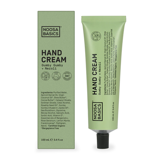 Noosa Basics Hand Cream 100ml, Certified Organic With Gumby Gumby & Neroli {Deep Hydration}