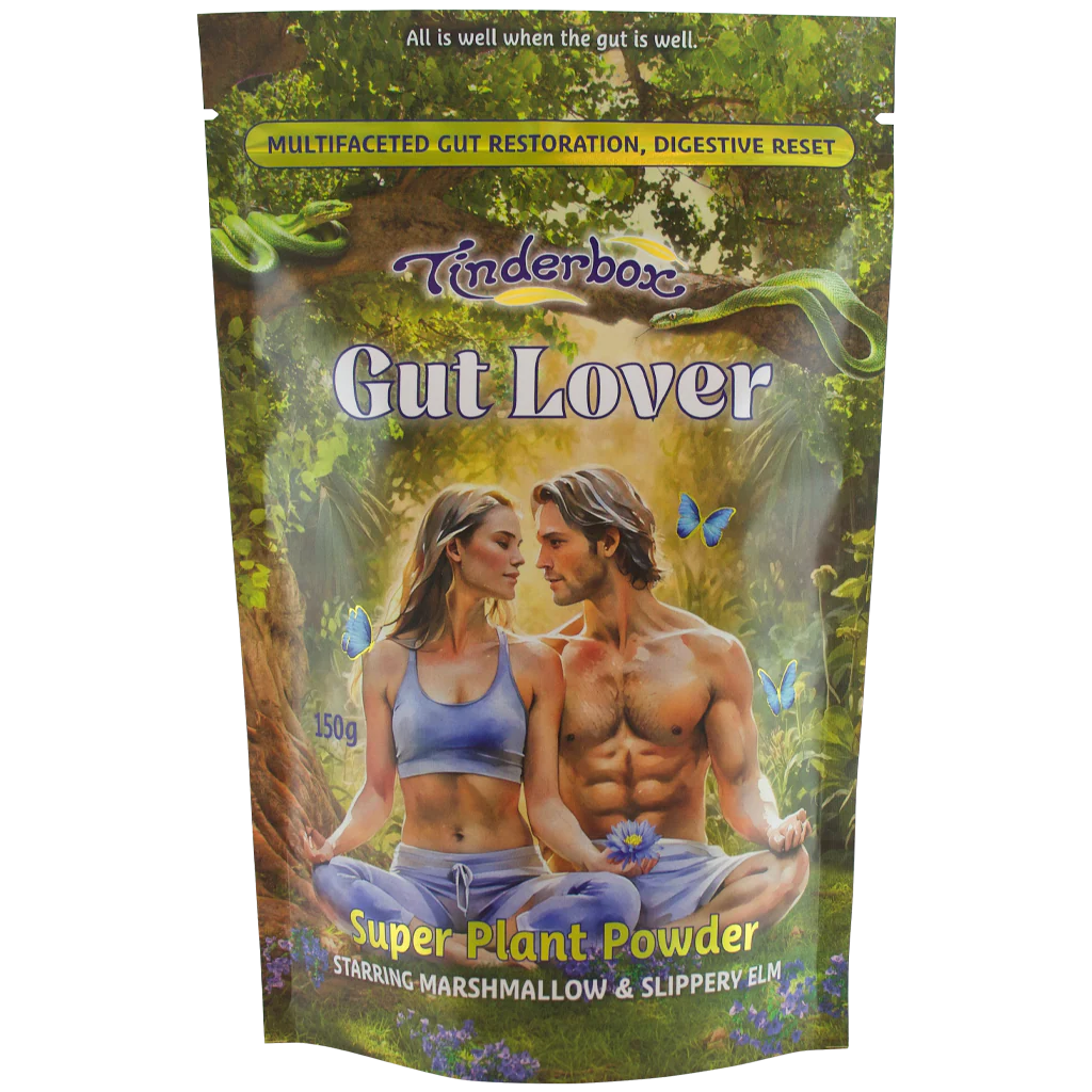 Tinderbox Gut Lover Pure Plant Superfood Powder 150g, Soothe Troubled Tummies