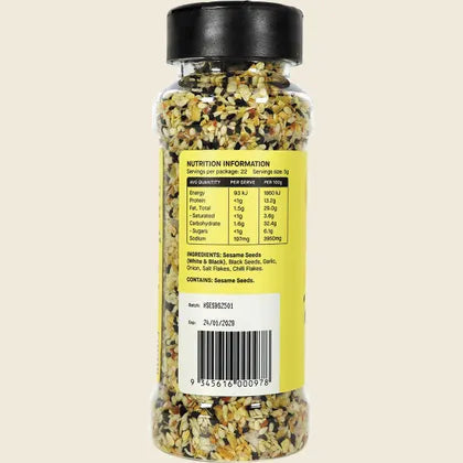 Hab Shifa Everything Bagel Seasoning Spicy Flavour 110g, With Black Seed