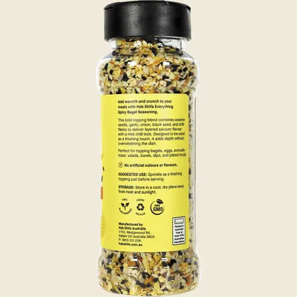 Hab Shifa Everything Bagel Seasoning Spicy Flavour 110g, With Black Seed