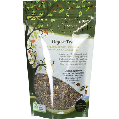 Healing Concepts Certified Organic DigesTea Tea 40g, Aids Bloating