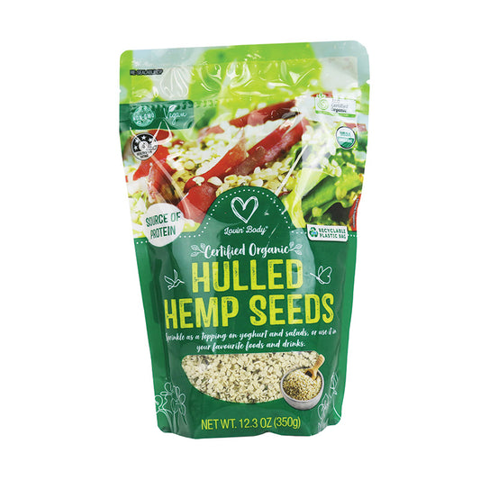 Chef's Choice Hulled Hemp Seeds 350g, Certified Organic