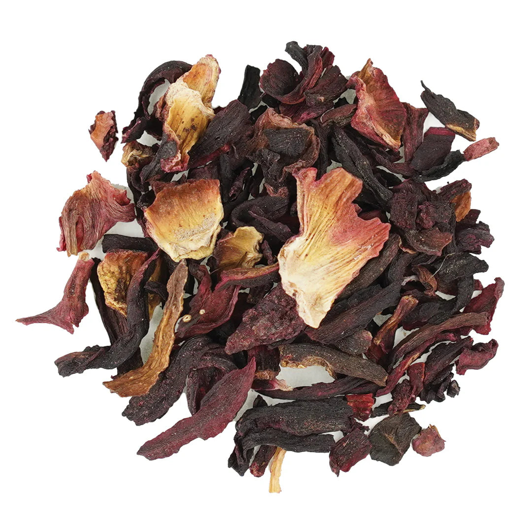 The Organic Tea Project Hibiscus Tea 20 Pyramid Bags, Tart & Berry
