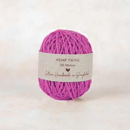 Earth Greetings Artisan Handmade Hemp Twine, Fairtrade & Handspun