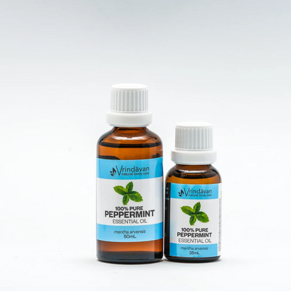 Vrindavan Essential Oil 100% Pure Peppermint, 25ml Or 50ml