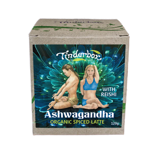 Tinderbox Ashwagandha Organic Spice Latte 120g, Feel Both Relaxed & Powerful